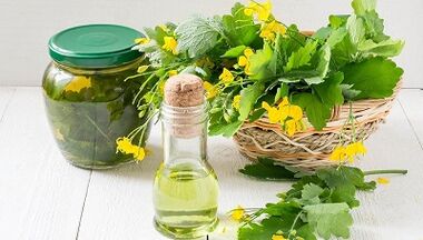 Curtain decoction for the treatment of the nail fungus